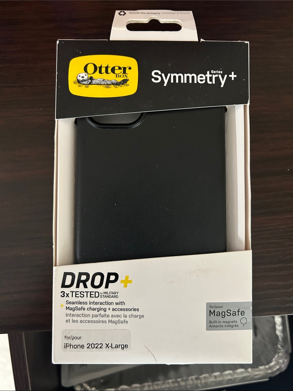 OtterBox Symmetry+ Series Drop+ Black Phone Case